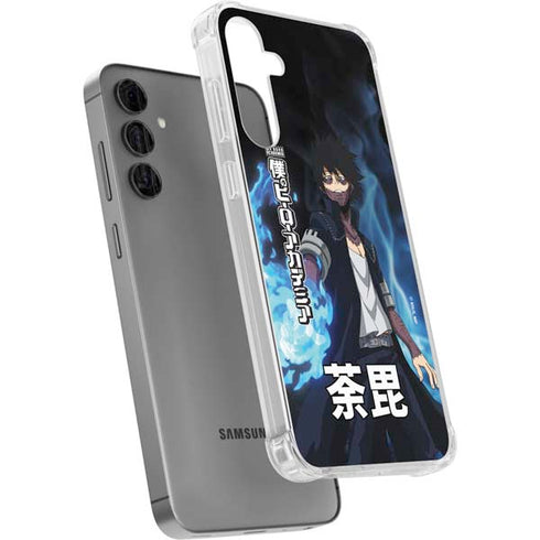 My Hero Academia Dabi Season 5 Galaxy S24 Plus Clear Case